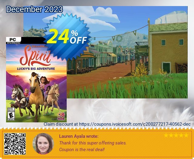 DreamWorks Spirit Luckys Big Adventure PC menakjubkan voucher promo Screenshot