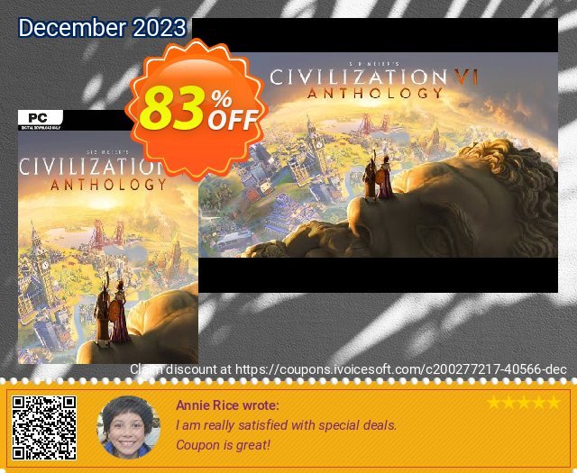 Sid Meier&#039;s Civilization VI Anthology (Epic) 令人敬畏的 优惠码 软件截图