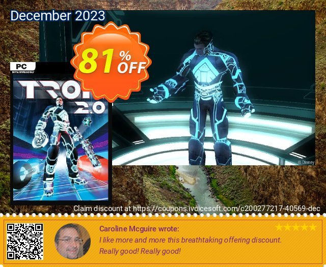 TRON 2.0 PC beeindruckend Promotionsangebot Bildschirmfoto