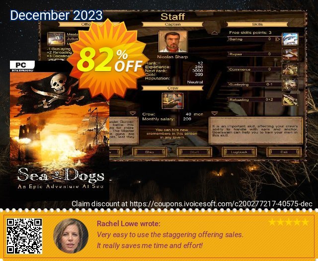 Sea Dogs PC marvelous penawaran loyalitas pelanggan Screenshot