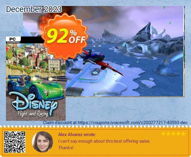 Disney Flight and Racing PC wundervoll Preisreduzierung Bildschirmfoto