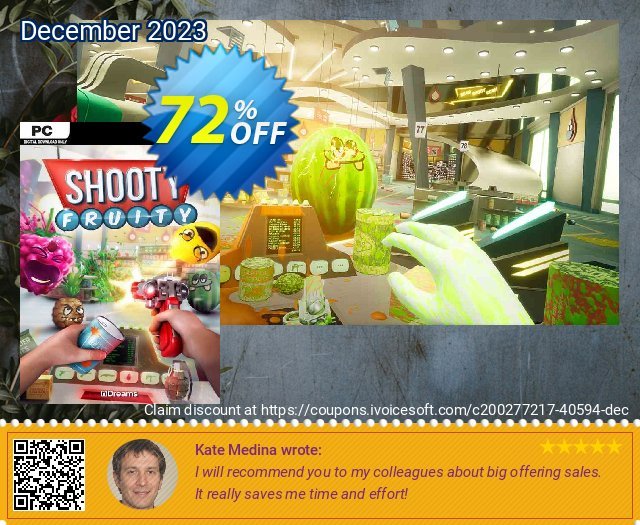 Shooty Fruity PC überraschend Preisnachlass Bildschirmfoto