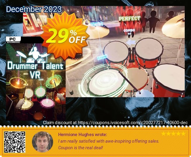 Drummer Talent VR PC 大的 折扣 软件截图