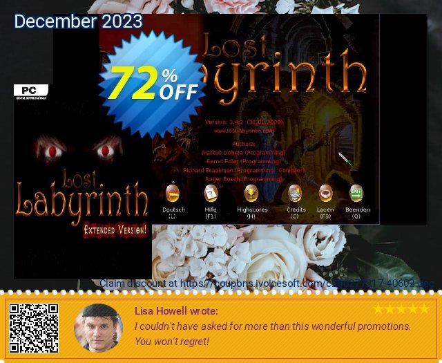 Lost Labyrinth Extended Edition PC discount 72% OFF, 2024 Memorial Day offering sales. Lost Labyrinth Extended Edition PC Deal 2024 CDkeys
