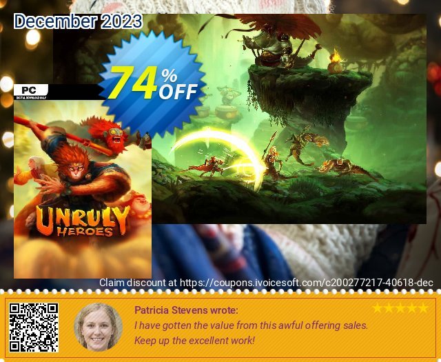 Unruly Heroes PC fantastisch Preisnachlässe Bildschirmfoto