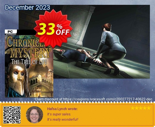 Chronicles of Mystery - The Tree of Life PC discount 33% OFF, 2024 World Press Freedom Day offering sales. Chronicles of Mystery - The Tree of Life PC Deal 2024 CDkeys