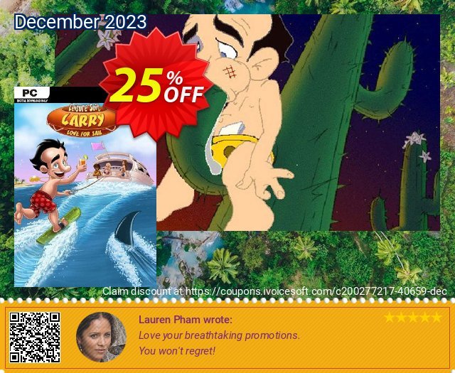 Leisure Suit Larry 7 - Love for Sail PC 超级的 产品销售 软件截图