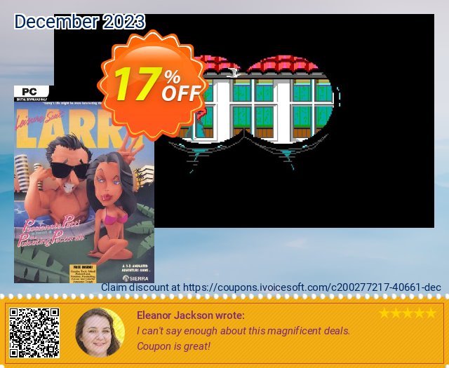 Leisure Suit Larry 3 - Passionate Patti in Pursuit of the Pulsating Pectorals PC discount 17% OFF, 2024 April Fools' Day offering sales. Leisure Suit Larry 3 - Passionate Patti in Pursuit of the Pulsating Pectorals PC Deal 2024 CDkeys