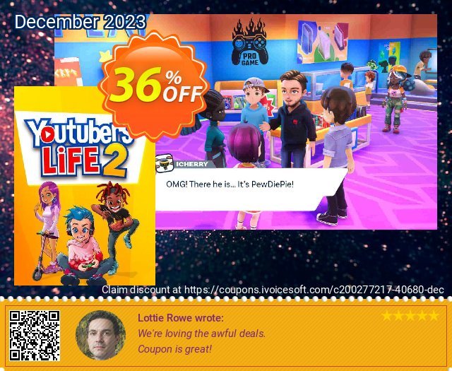Youtubers Life 2 PC discount 36% OFF, 2024 Labour Day offering sales. Youtubers Life 2 PC Deal 2024 CDkeys