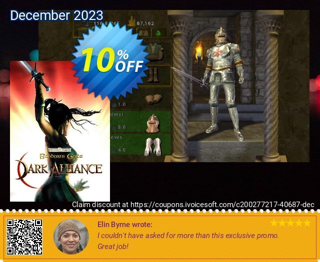 Baldur&#039;s Gate: Dark Alliance PC 대단하다  프로모션  스크린 샷