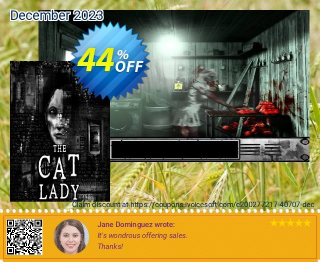 The Cat Lady PC discount 44% OFF, 2024 World Press Freedom Day offer. The Cat Lady PC Deal 2024 CDkeys