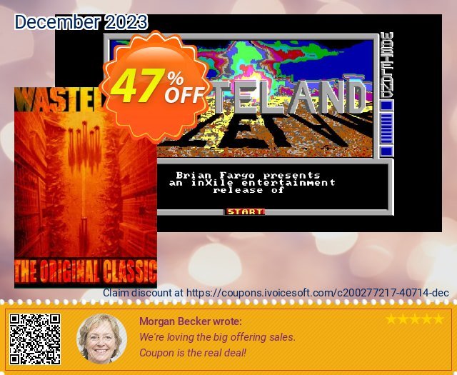 Wasteland 1 - The Original Classic PC super Förderung Bildschirmfoto