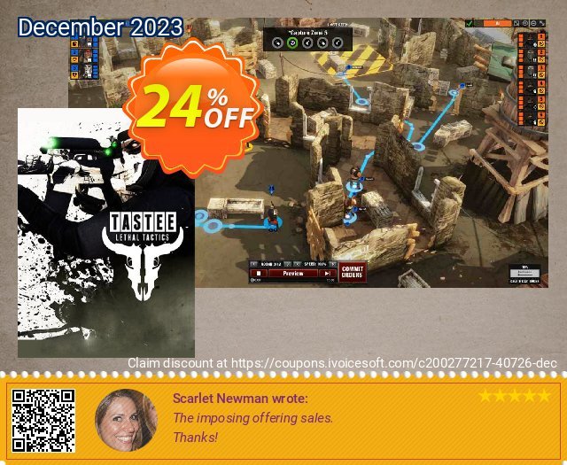 TASTEE: Lethal Tactics PC discount 24% OFF, 2024 Mother Day offer. TASTEE: Lethal Tactics PC Deal 2024 CDkeys
