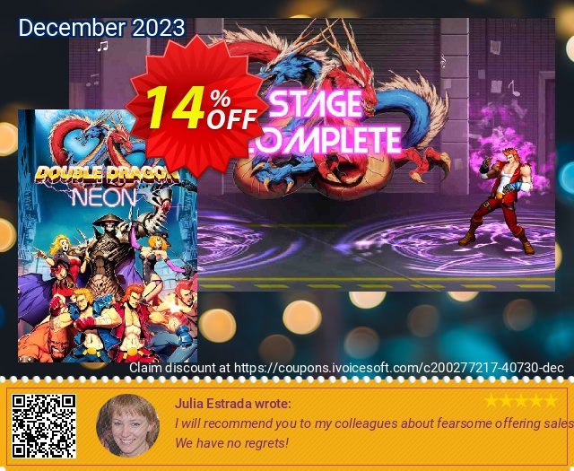 Double Dragon: Neon PC discount 14% OFF, 2024 Labour Day offering deals. Double Dragon: Neon PC Deal 2024 CDkeys