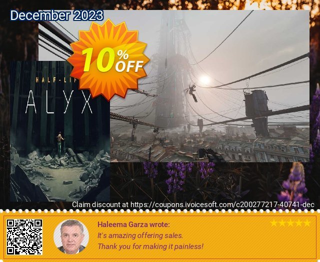 Half-Life: Alyx PC unglaublich Diskont Bildschirmfoto