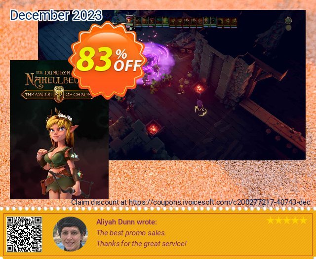 The Dungeon Of Naheulbeuk: The Amulet Of Chaos PC wunderbar Verkaufsförderung Bildschirmfoto