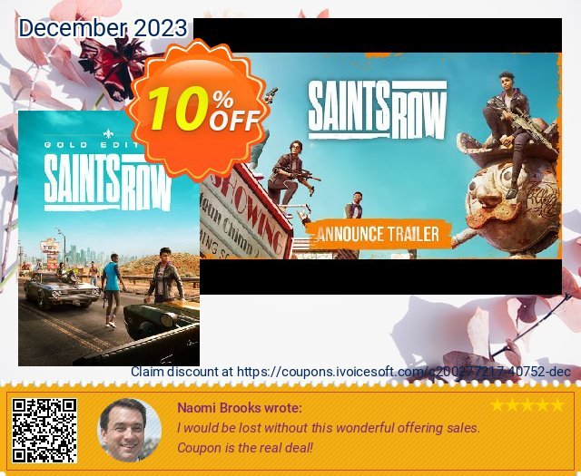 Saints Row Gold Edition PC (WW) discount 10% OFF, 2024 World Press Freedom Day offering sales. Saints Row Gold Edition PC (WW) Deal 2024 CDkeys