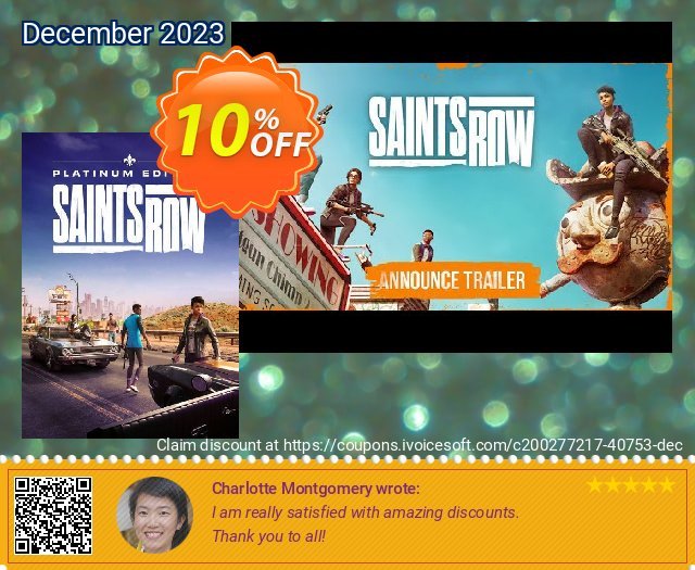 Saints Row Platinum Edition PC (WW) luar biasa promosi Screenshot