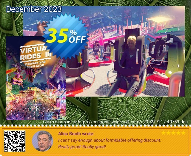 Virtual Rides 3 - Funfair Simulator PC discount 35% OFF, 2024 Spring offering sales. Virtual Rides 3 - Funfair Simulator PC Deal 2024 CDkeys
