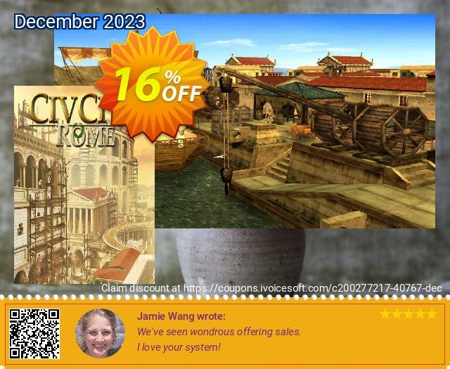 CivCity: Rome PC ausschließenden Sale Aktionen Bildschirmfoto
