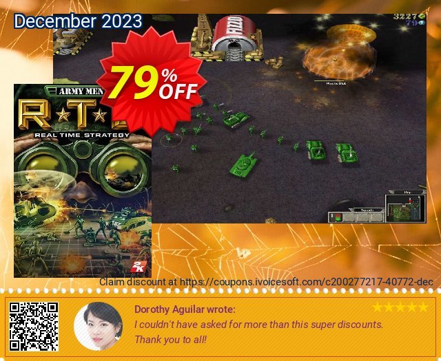 Army Men RTS PC fantastisch Promotionsangebot Bildschirmfoto