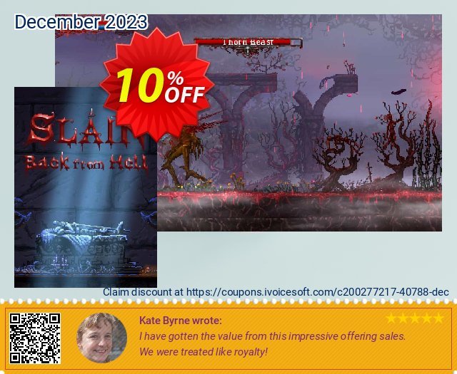 Slain: Back from Hell PC discount 10% OFF, 2024 Int' Nurses Day promo sales. Slain: Back from Hell PC Deal 2024 CDkeys