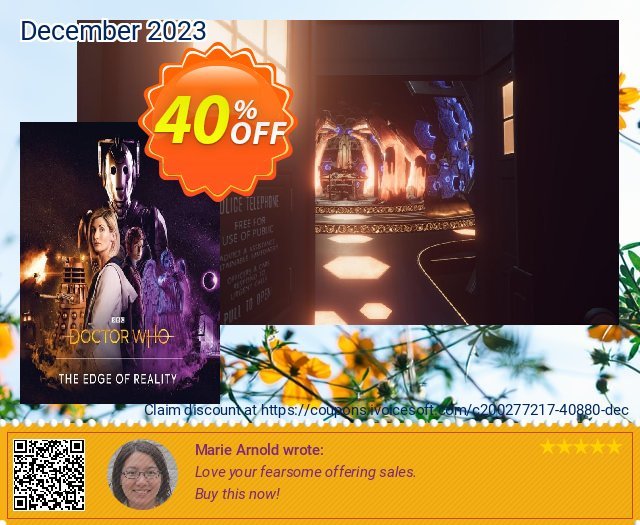 Doctor Who: The Edge of Reality PC discount 40% OFF, 2024 Labour Day offering discount. Doctor Who: The Edge of Reality PC Deal 2024 CDkeys