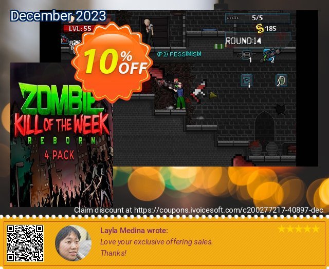 Zombie Kill of the Week - Reborn 4 Pack PC 驚くべき 割引 スクリーンショット