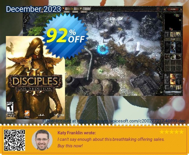 Disciples III: Gold Edition PC atemberaubend Preisreduzierung Bildschirmfoto
