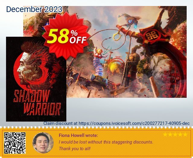Shadow Warrior 3 PC discount 58% OFF, 2024 Labour Day offering sales. Shadow Warrior 3 PC Deal 2024 CDkeys
