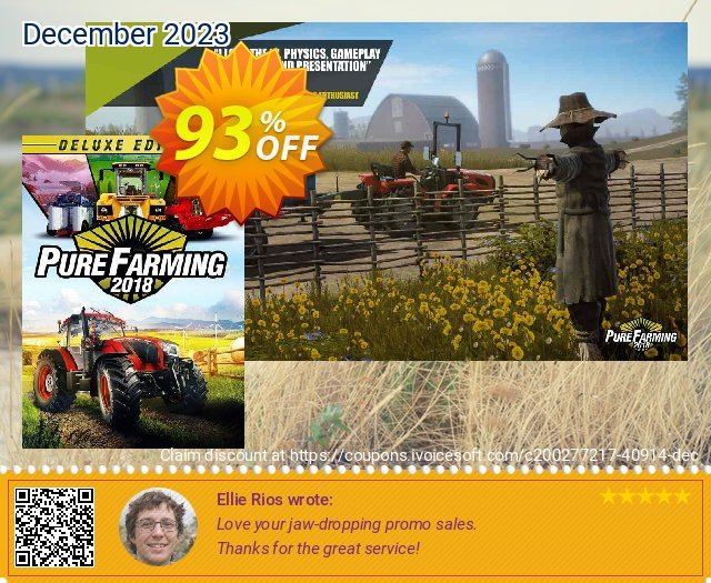 Pure Farming 2018 Deluxe Edition PC 令人印象深刻的 优惠码 软件截图