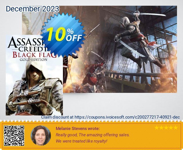 Assassin&#039;s Creed Black Flag - Gold Edition PC ausschließlich Rabatt Bildschirmfoto