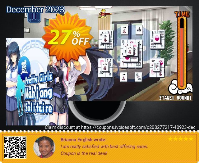 Pretty Girls Mahjong Solitaire [BLUE] PC  놀라운   가격을 제시하다  스크린 샷