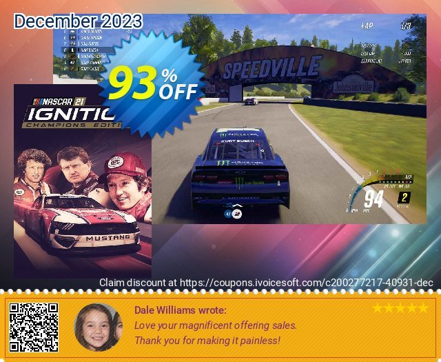 NASCAR 21: Ignition – Champions Edition PC discount 93% OFF, 2024 Working Day discounts. NASCAR 21: Ignition – Champions Edition PC Deal 2024 CDkeys