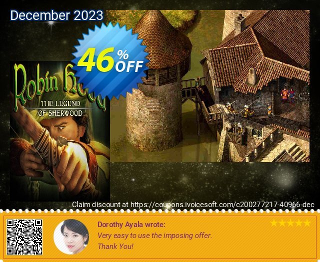 Robin Hood: The Legend of Sherwood PC 惊人的 优惠券 软件截图