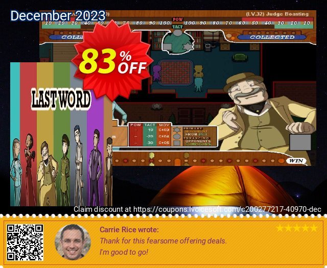 Last Word PC luar biasa voucher promo Screenshot