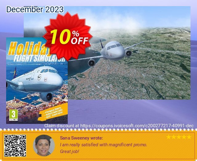 Urlaubsflug Simulator – Holiday Flight Simulator PC wunderbar Preisnachlässe Bildschirmfoto
