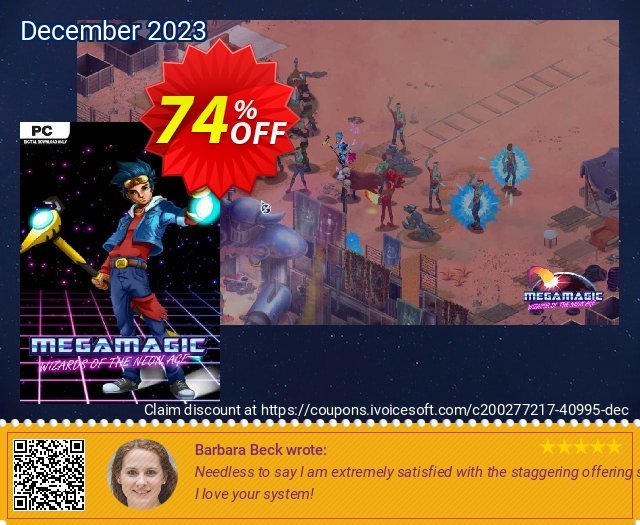 Megamagic: Wizards of the Neon Age PC discount 74% OFF, 2024 Labour Day offering sales. Megamagic: Wizards of the Neon Age PC Deal 2024 CDkeys