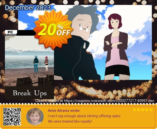 Break Ups PC discount 20% OFF, 2024 World Press Freedom Day promo sales. Break Ups PC Deal 2024 CDkeys