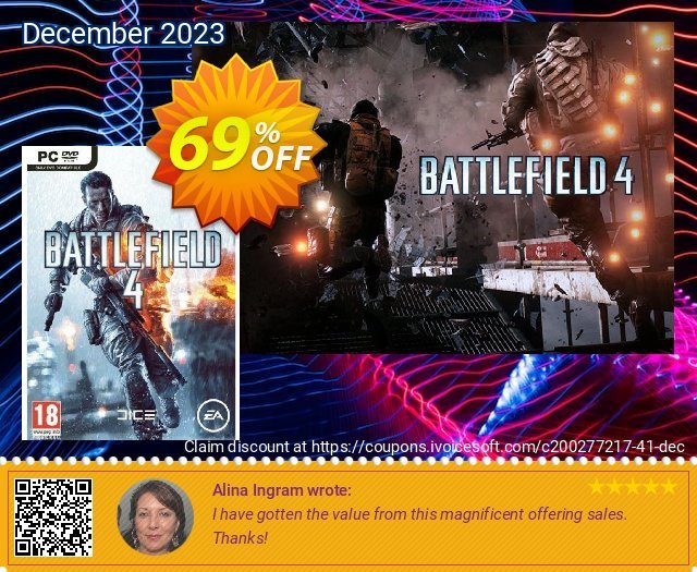 Battlefield 4 (PC) discount 68% OFF, 2022 Cycle to Work Day offering sales. Battlefield 4 (PC) Deal