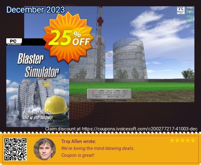 Blaster Simulator PC 气势磅礴的 产品交易 软件截图