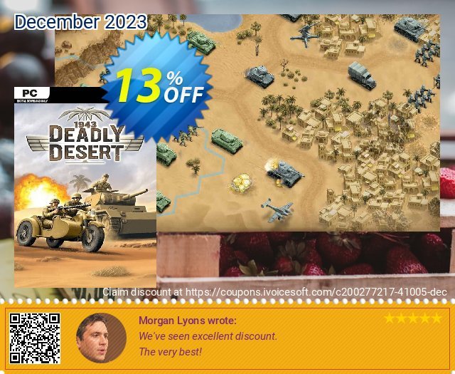 1943 Deadly Desert PC discount 13% OFF, 2024 Labour Day offering sales. 1943 Deadly Desert PC Deal 2024 CDkeys