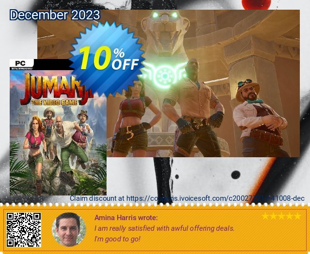JUMANJI: The Video Game PC discount 10% OFF, 2024 Int' Nurses Day promotions. JUMANJI: The Video Game PC Deal 2024 CDkeys