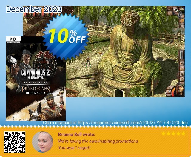 Commandos 2 & Praetorians HD Remaster Double Pack PC discount 10% OFF, 2024 World Heritage Day offering sales. Commandos 2 &amp; Praetorians HD Remaster Double Pack PC Deal 2024 CDkeys