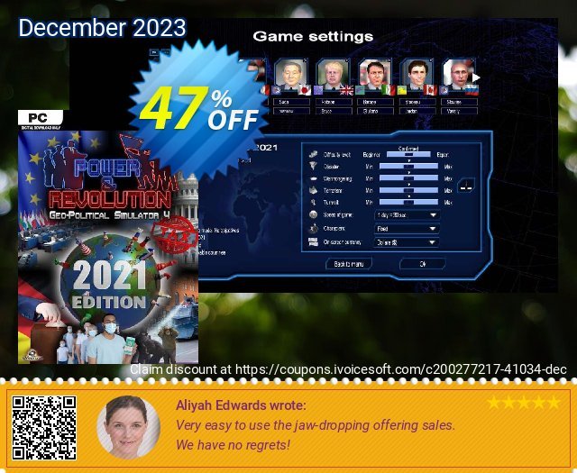 Power & Revolution 2021 Edition PC faszinierende Außendienst-Promotions Bildschirmfoto