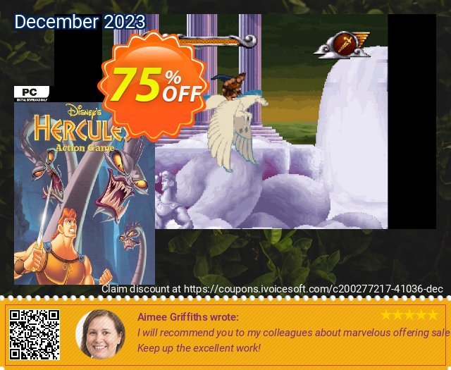 Disney&#039;s Hercules PC umwerfende Preisnachlass Bildschirmfoto
