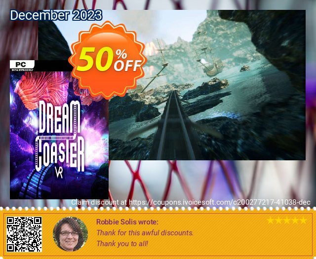 Dream Coaster VR Remastered PC discount 50% OFF, 2024 April Fools' Day promo. Dream Coaster VR Remastered PC Deal 2024 CDkeys