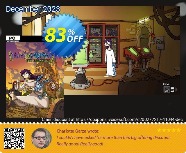 Edna & Harvey: The Breakout - Anniversary Edition PC discount 83% OFF, 2024 Mother Day offering sales. Edna &amp; Harvey: The Breakout - Anniversary Edition PC Deal 2024 CDkeys
