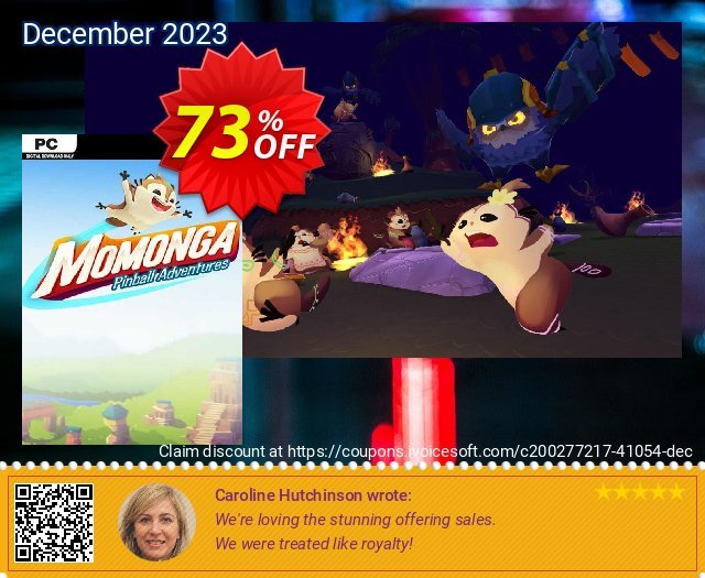 Momonga Pinball Adventures PC atemberaubend Förderung Bildschirmfoto