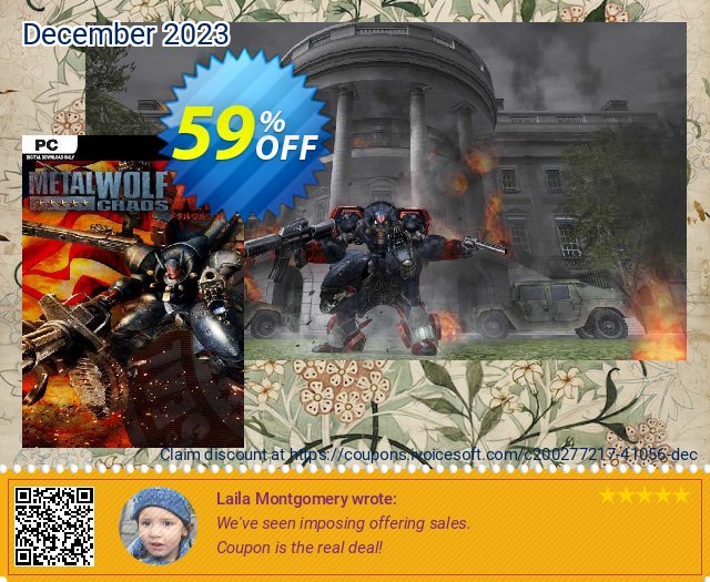 Metal Wolf Chaos XD PC wunderschön Sale Aktionen Bildschirmfoto